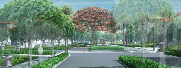 NITESH NAPA VALLEY Walkway - villa projects in bangalore