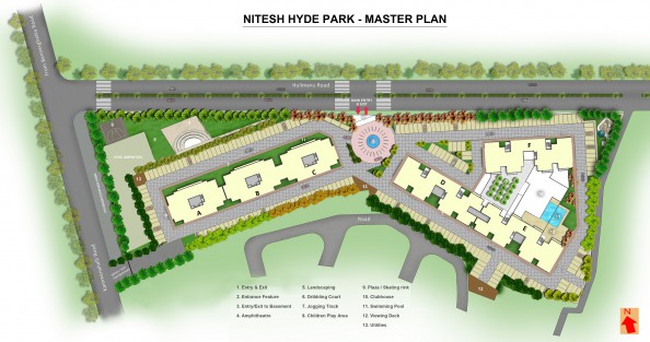 Nitesh Hyde Park Master plan